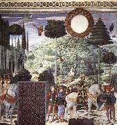 GOZZOLI, Benozzo Procession of the Middle King oil